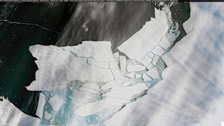 Pine Island's Massive New Iceberg Is Already Cracking Up